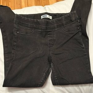 Black rockstar jeggings